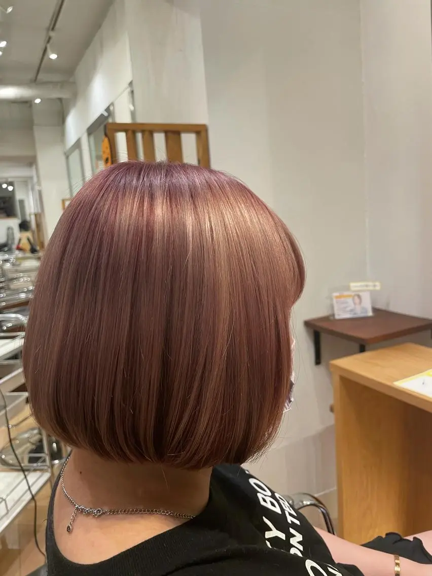 1日1名様限定💡     学生限定！ 当日予約大歓迎！！！     カットモデル‪✂︎‬      ボブスタイルの写真