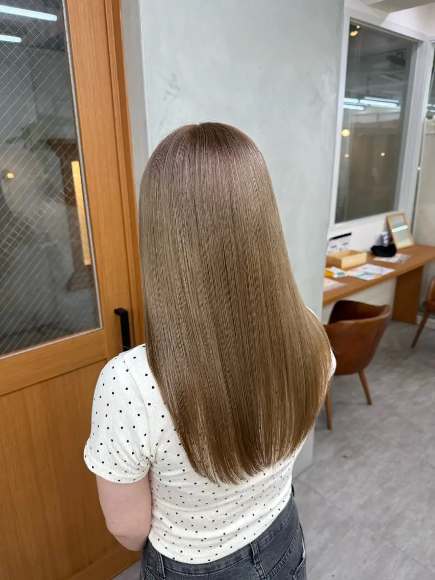 セミロング ヘアカラー 久村 泰生のヘアスタイル