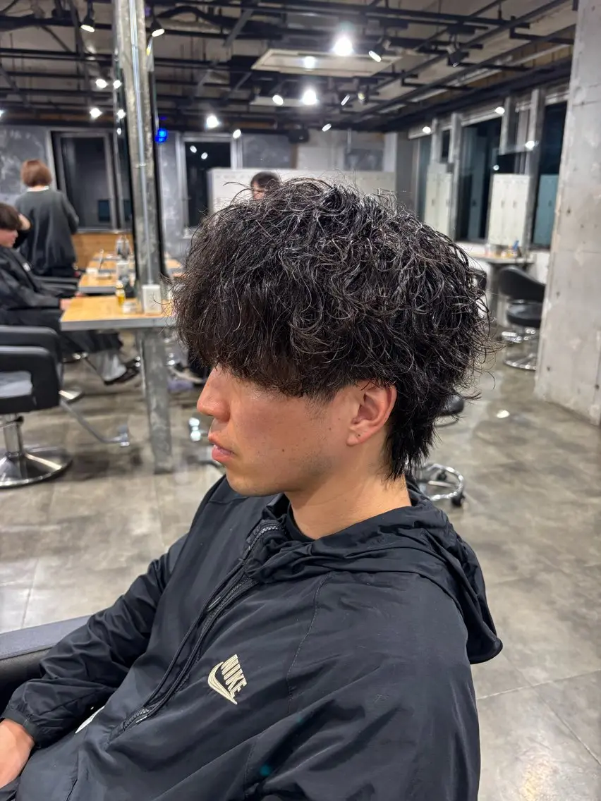 【💠再来の方限定クーポン💠】メンズカット➕メンズパーマ(ニュアンス、フェザー、波巻き、ツイスパ、スパイラルなど)の写真