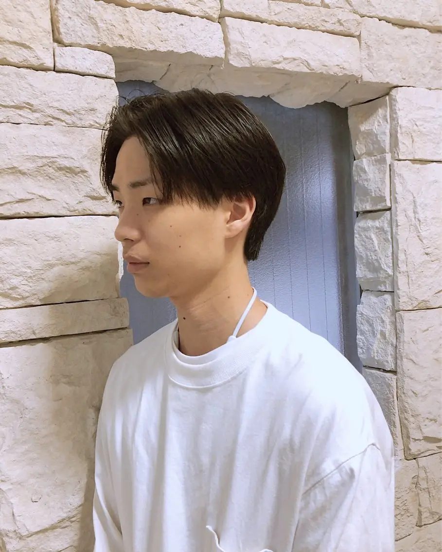 ヘアアレンジ メンズ センターパート 刈り上げ カット トリートメント ヘアセット メンズ特化✂️栗原 侑也のヘアスタイル
