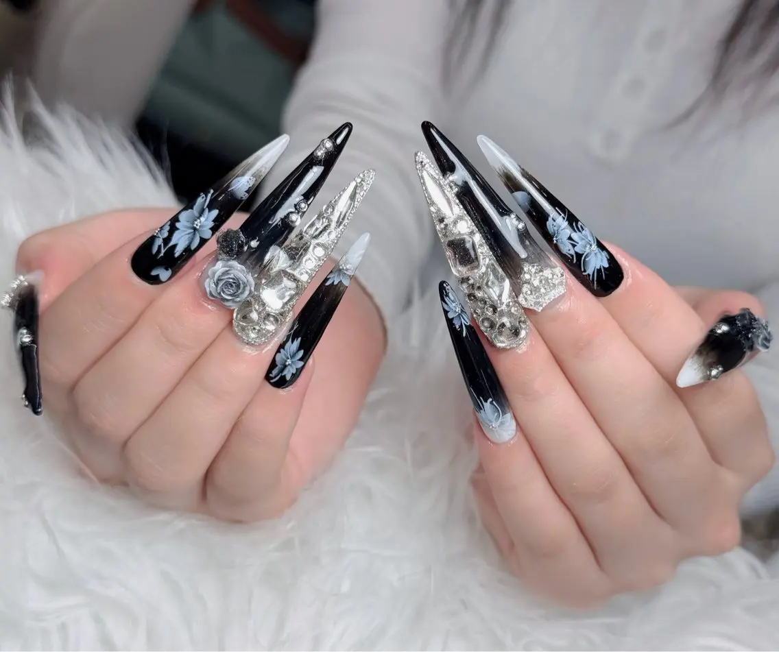 ネイル アートネイル フレンチネイル ジェルネイル 韓国ネイル マグネットネイル ハンドネイル Lenie Nail Okuboのネイルデザイン