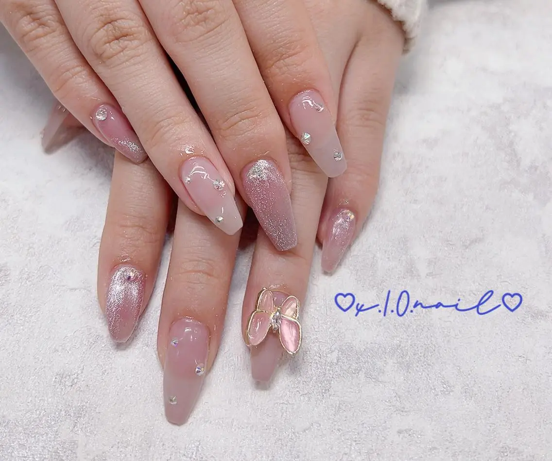 ネイル アニマル柄 アートネイル ニュアンスネイル ネイルチップ ハンドネイル x.1.0.nail ♡Cのネイルデザイン