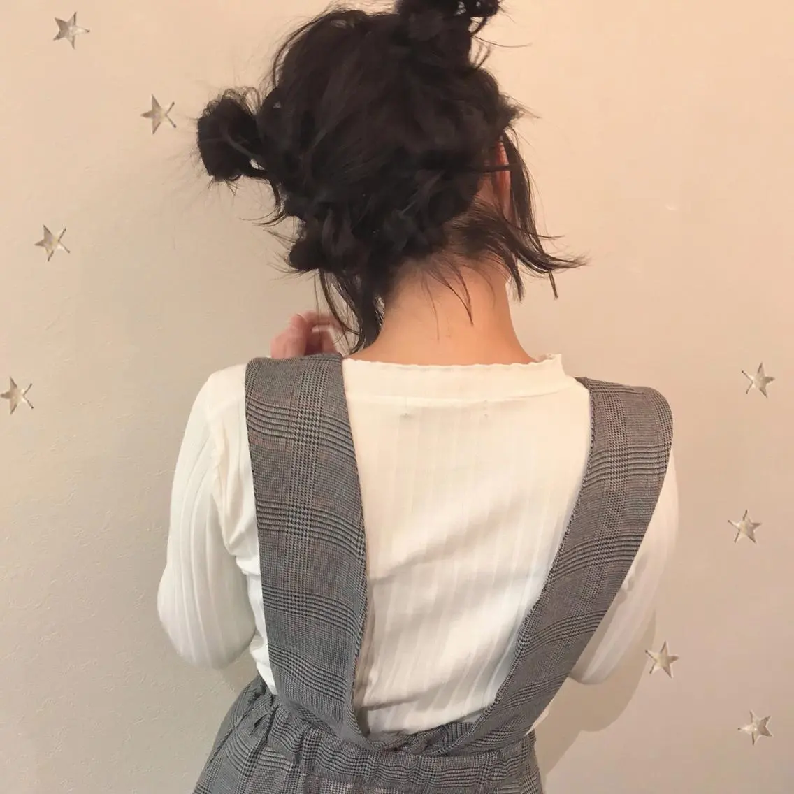 ミディアム ヘアアレンジ 市川 千夏のヘアスタイル