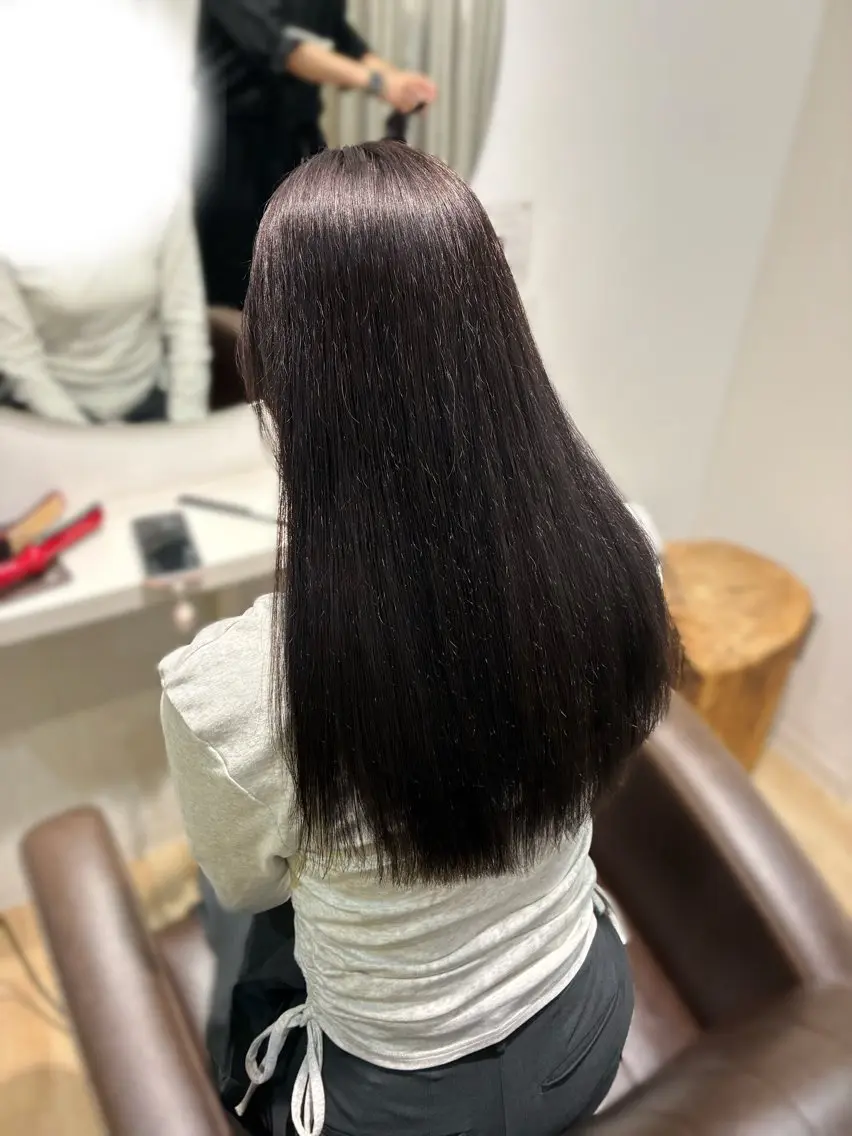 ロング カラー 梅原 姫🍬🐰のヘアスタイル