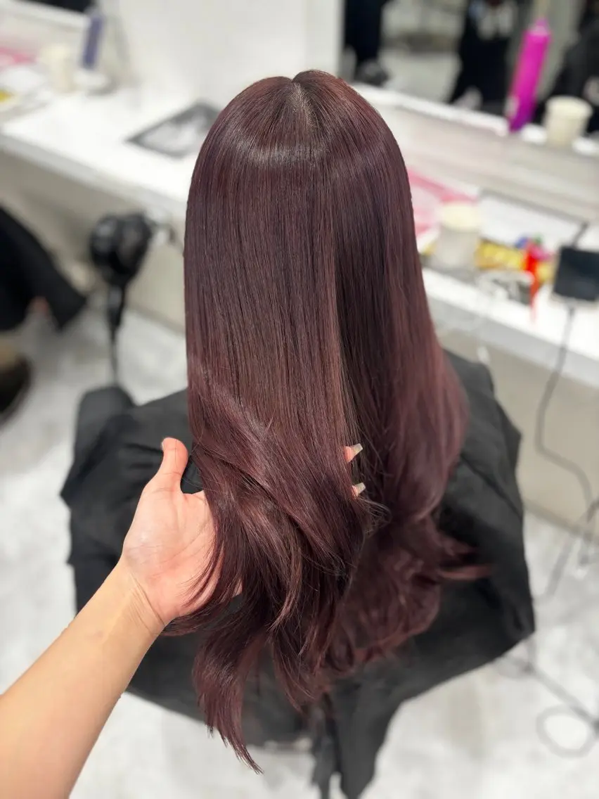カラー ヘアカラー トリートメント 🎀ツヤ髪✖︎ 暖色🎀RYUKAのヘアスタイル