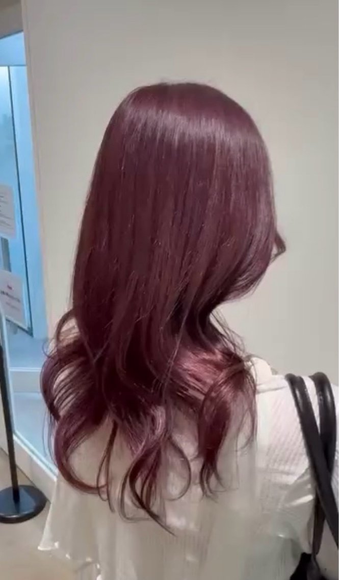 ロング matsuri モテ艶ラベンダー❤︎のヘアスタイル