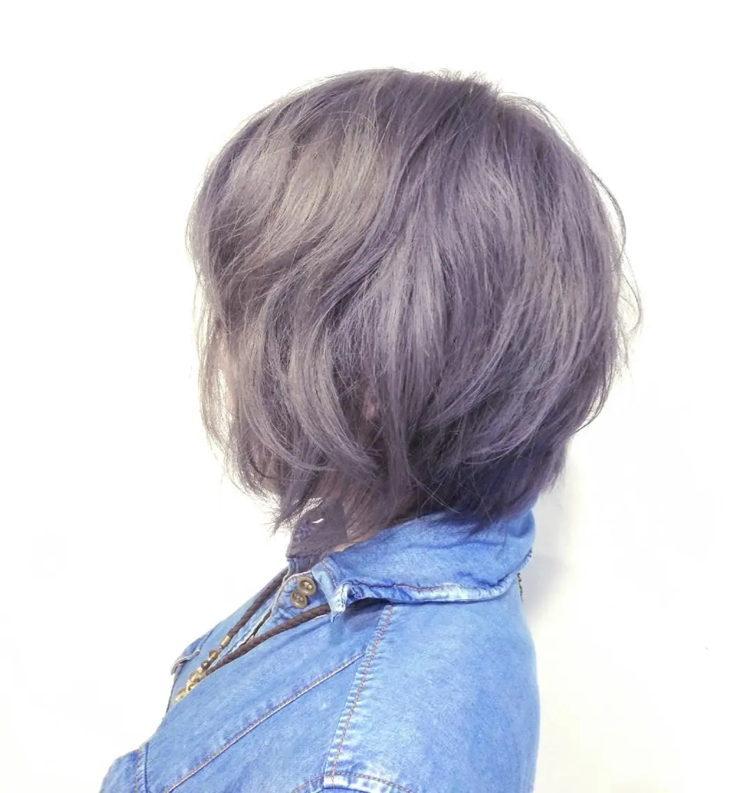 ショート カラー ブルーカラー 🪼個性、雰囲気🪼 ⛈オカダ🎧のヘアスタイル