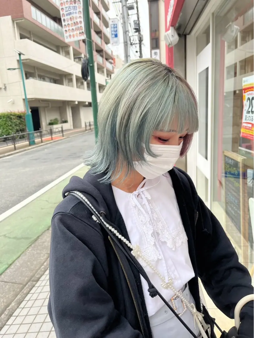【平日限定】ブリーチダブルカラー☁️(全体orリタッチ)※詳細お読みください※の写真