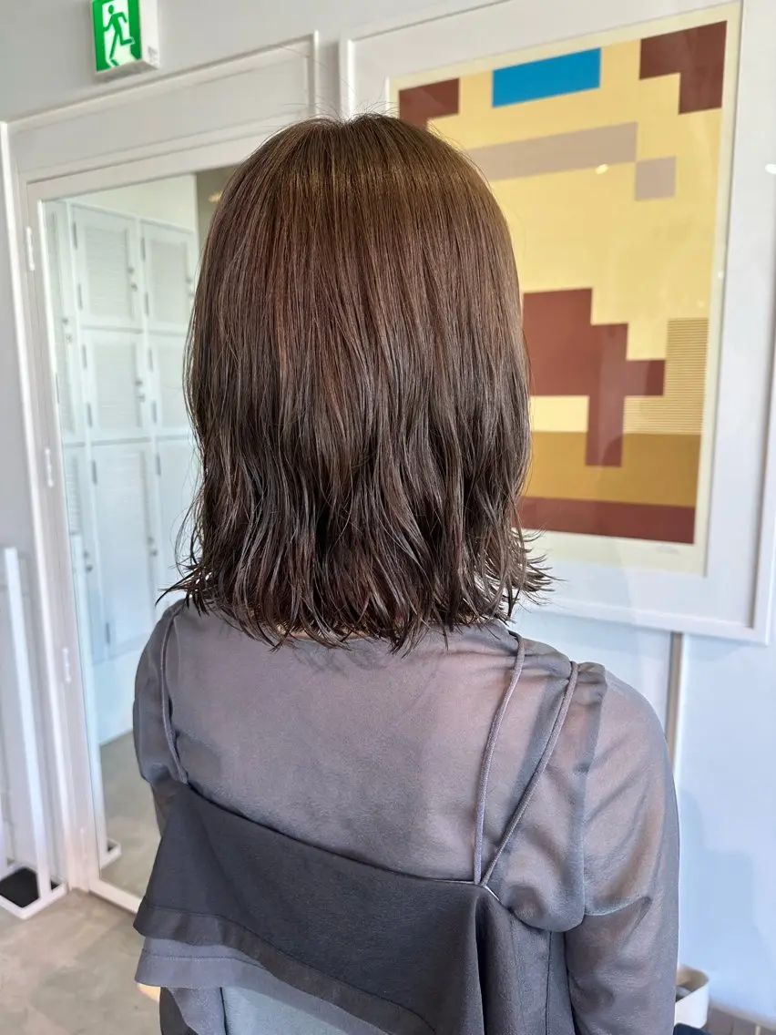 カラー カット パーマ 和田 あおいのヘアスタイル