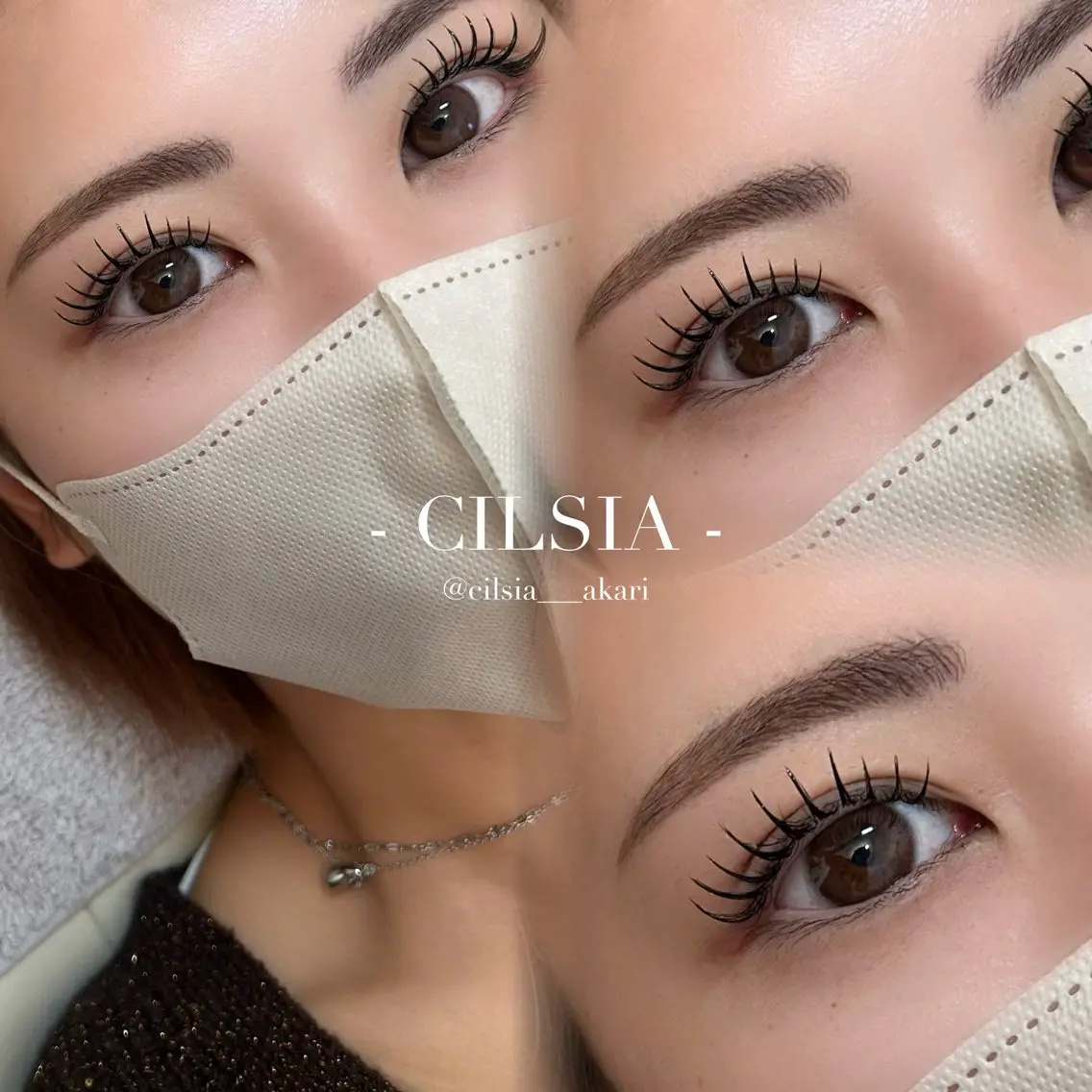 マツエク・マツパ フラットラッシュ CILSIA あかりのマツエク・マツパデザイン