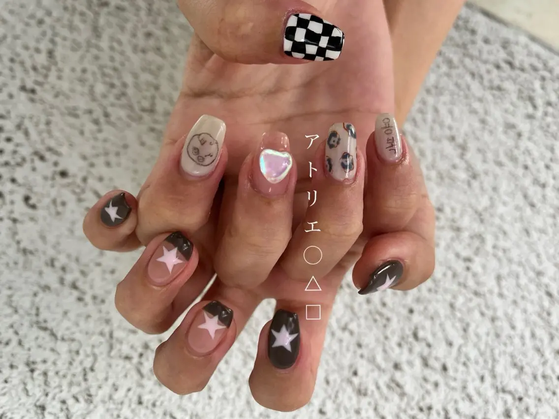 ネイル ハンドネイル アトリエ ○△□のネイルデザイン