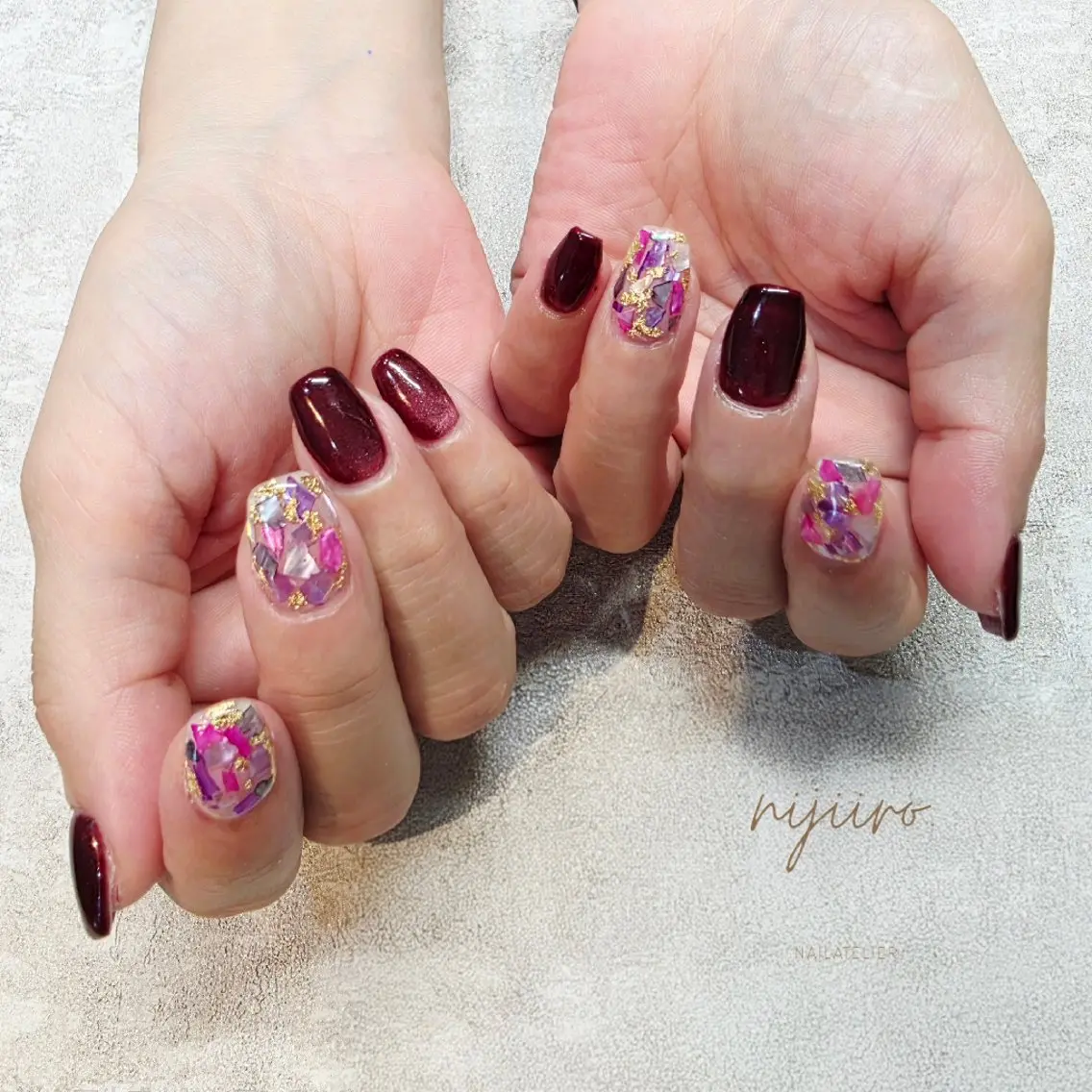 ネイル ハンドネイル nijiiro🌈 サトウのネイルデザイン