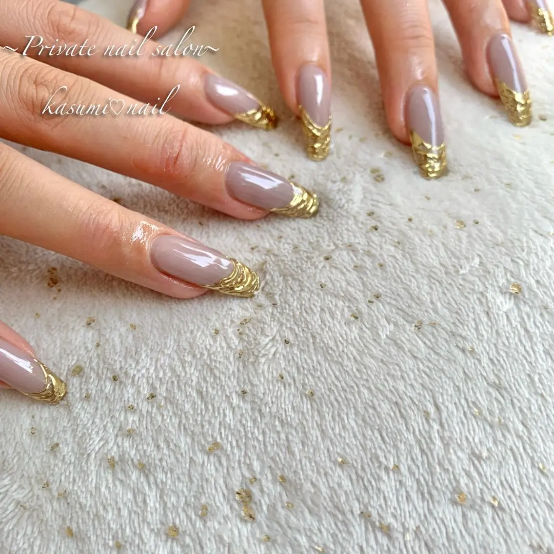 ネイル アートネイル ラメ(グリッター) マグネットネイル ミラーネイル 持ち込み KASUMI♡ Nailのネイルデザイン