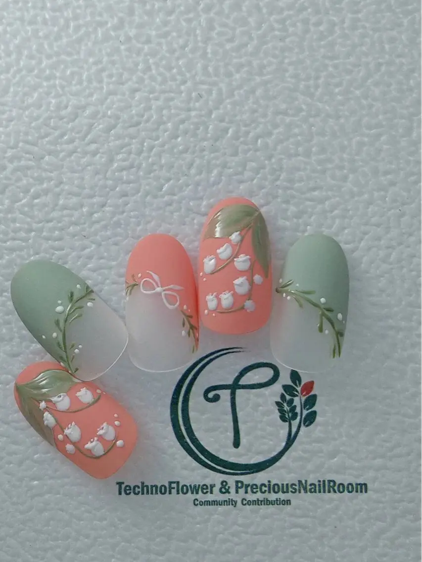 ネイル フラワーネイル precious nail  roomのネイルデザイン