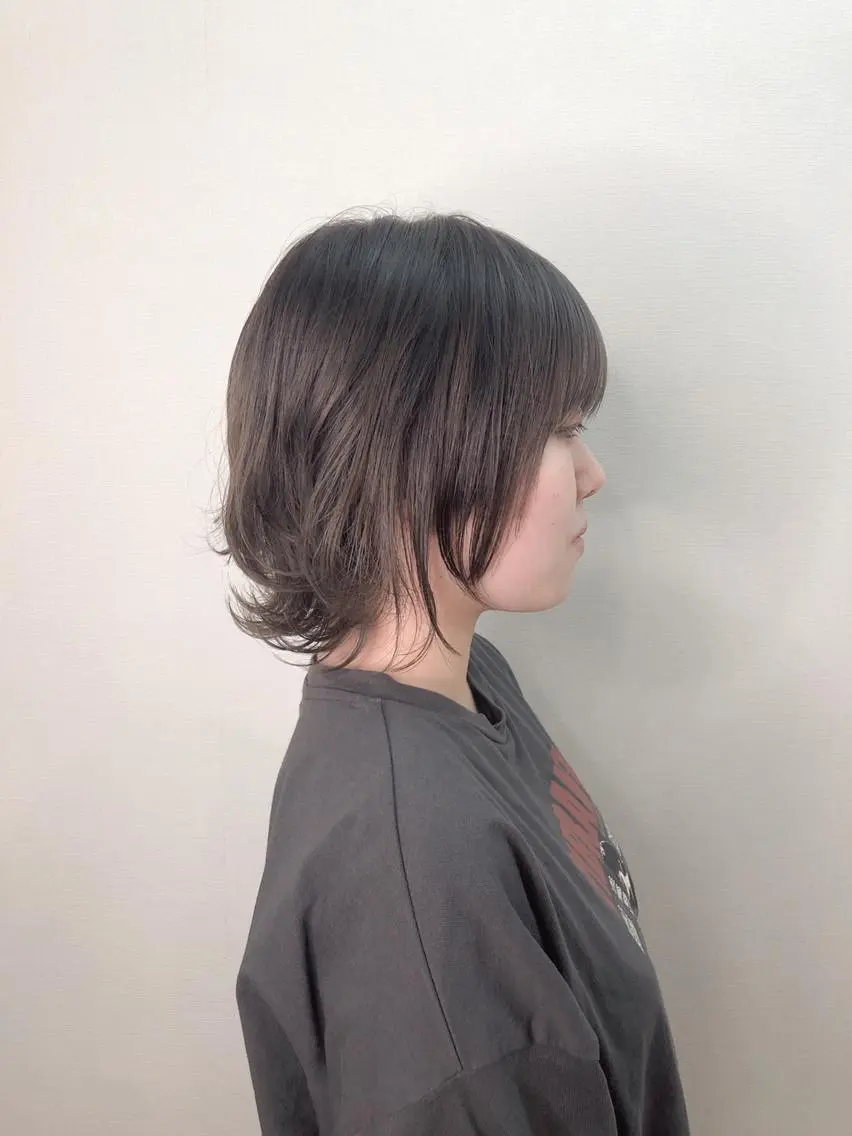 初 グロスカラー+デザインカット+COTA(コタ)シャンプーの写真
