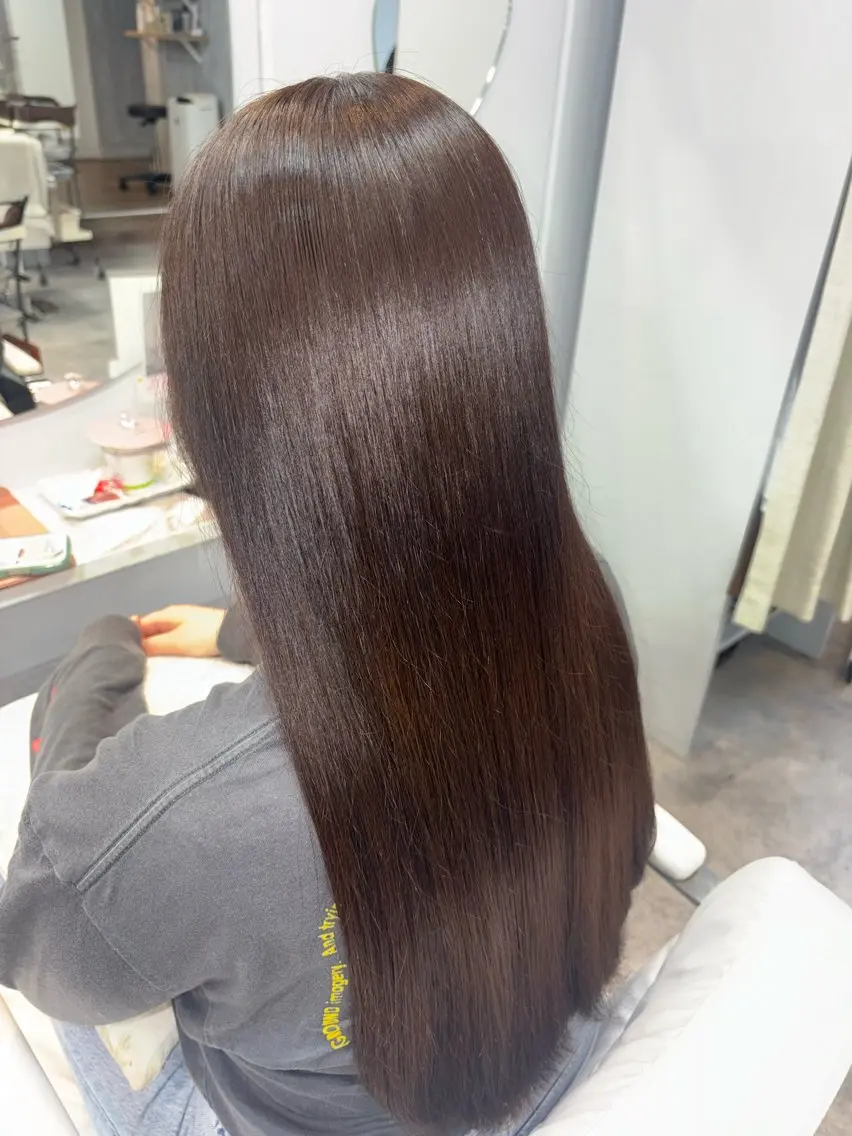 ロング 艶髪 垢抜けカラー 🫧渡邉優星のヘアスタイル