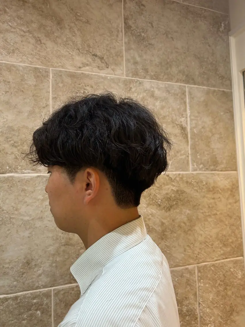 パーマ メンズ メンズパーマ メンズツイストパーマ ニュアンスパーマ ツイストパーマ パーマ 長田 有紗のヘアスタイル