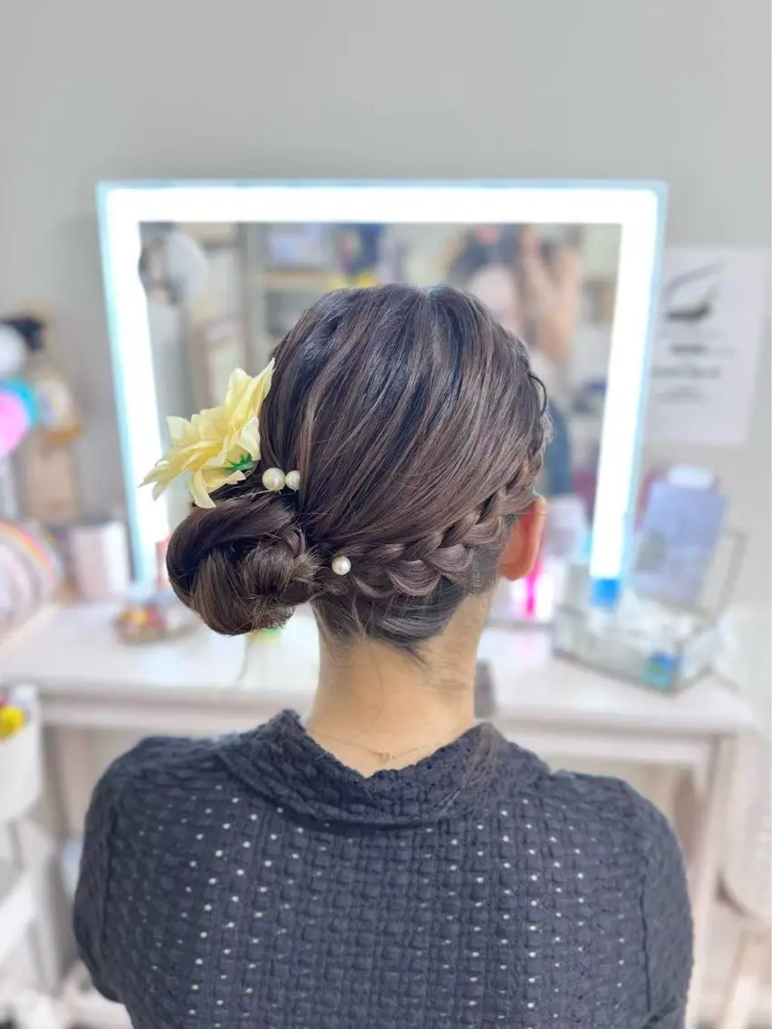 ヘアアレンジ ヘアセット Eyedor まつパ／眉毛専門店のマツエク・マツパデザイン
