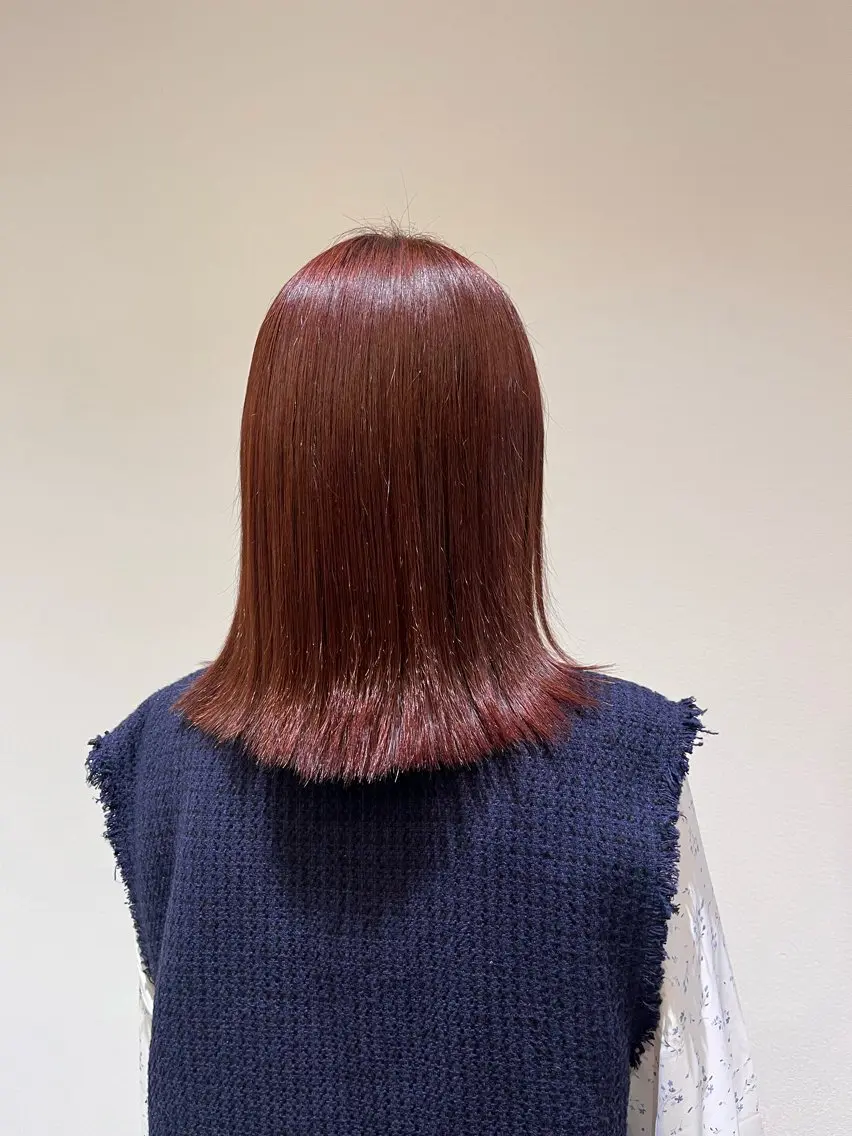 ヘアカラー＋集中ケアトリートメント🎨資生堂のトリートメントでツヤサラの美髪に🫧✨✨の写真