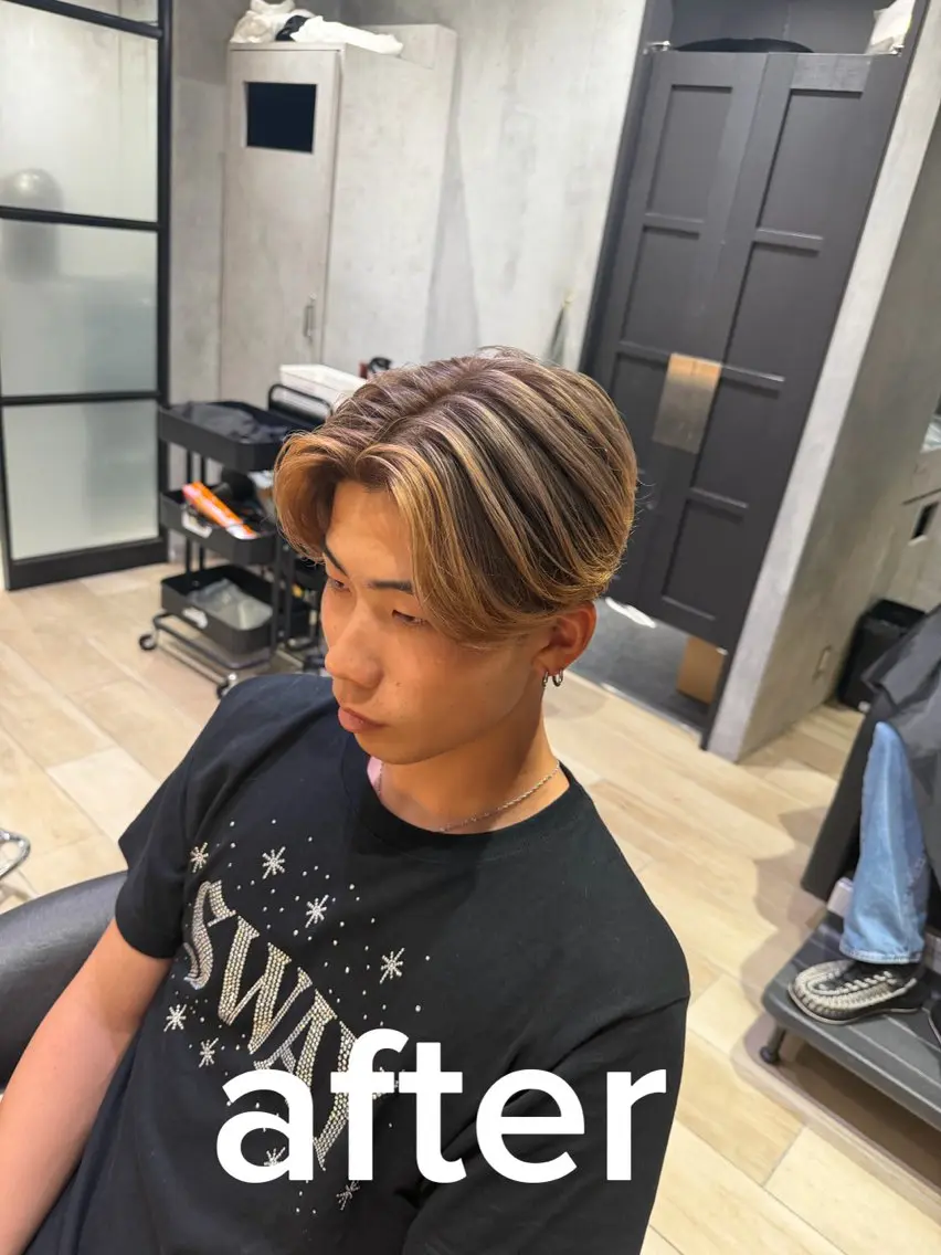 カラー バレイヤージュ バレイヤージュ特化 SORATAのヘアスタイル