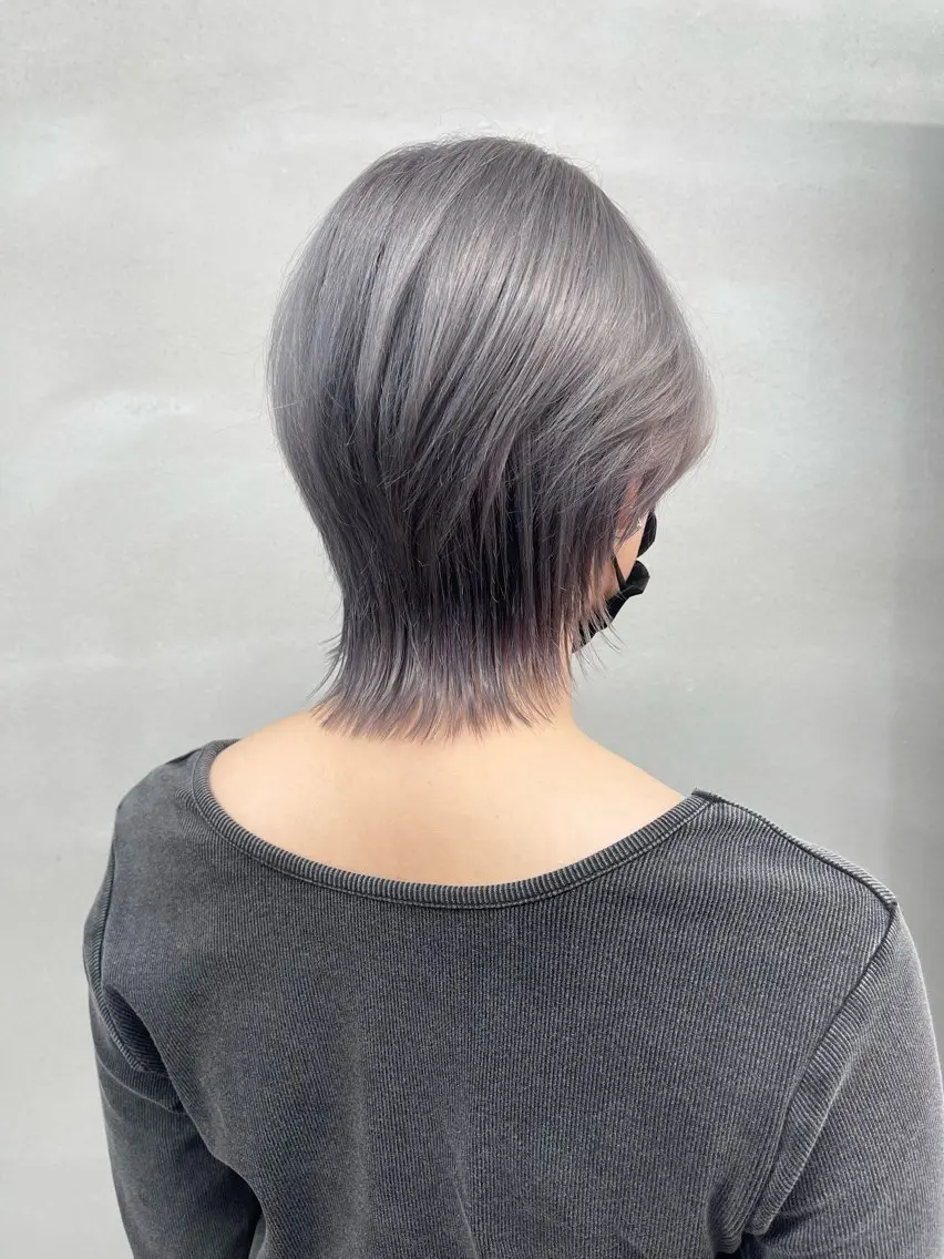 ショート カット ヘアカラー 柏 ウルフ/レイヤー 田中佐和🐺のヘアスタイル