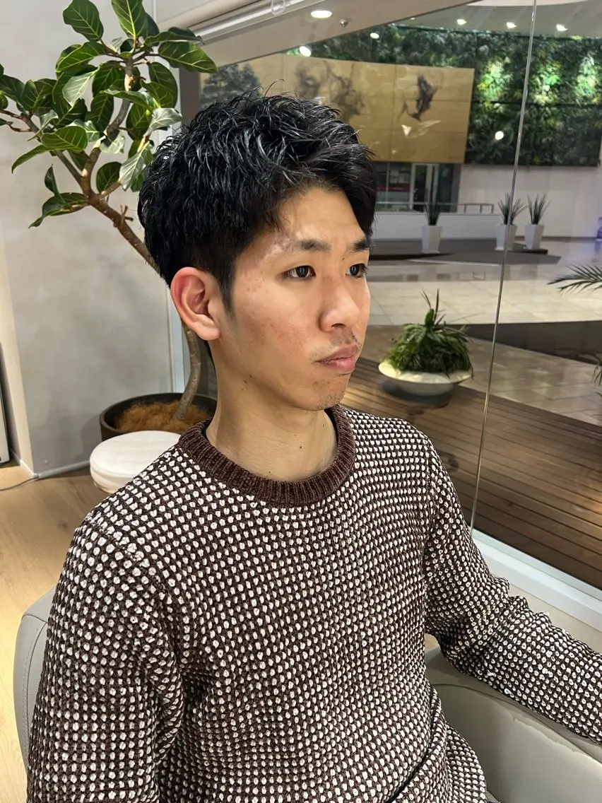 ショート メンズ カット 梅田茶屋町メンズ 専門美容師 山元一平のヘアスタイル