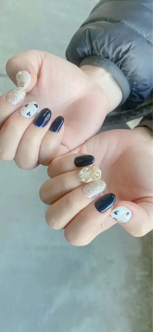 ネイル 持ち込み 冬ネイル クリスマス lulucharis nailのネイルデザイン