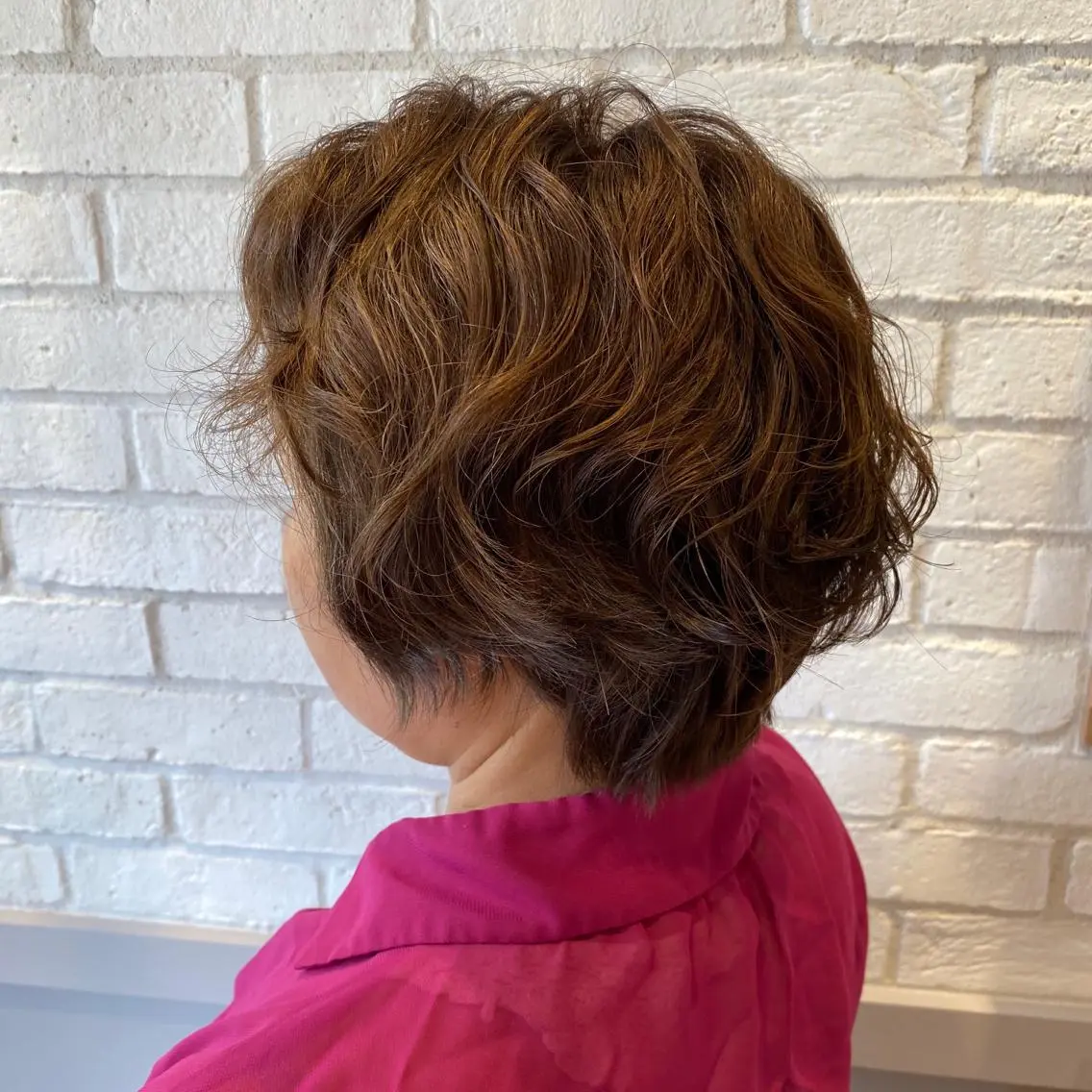 ショート カット ヘアカラー トリートメント ヘッドスパ 伊東 彩花のヘアスタイル