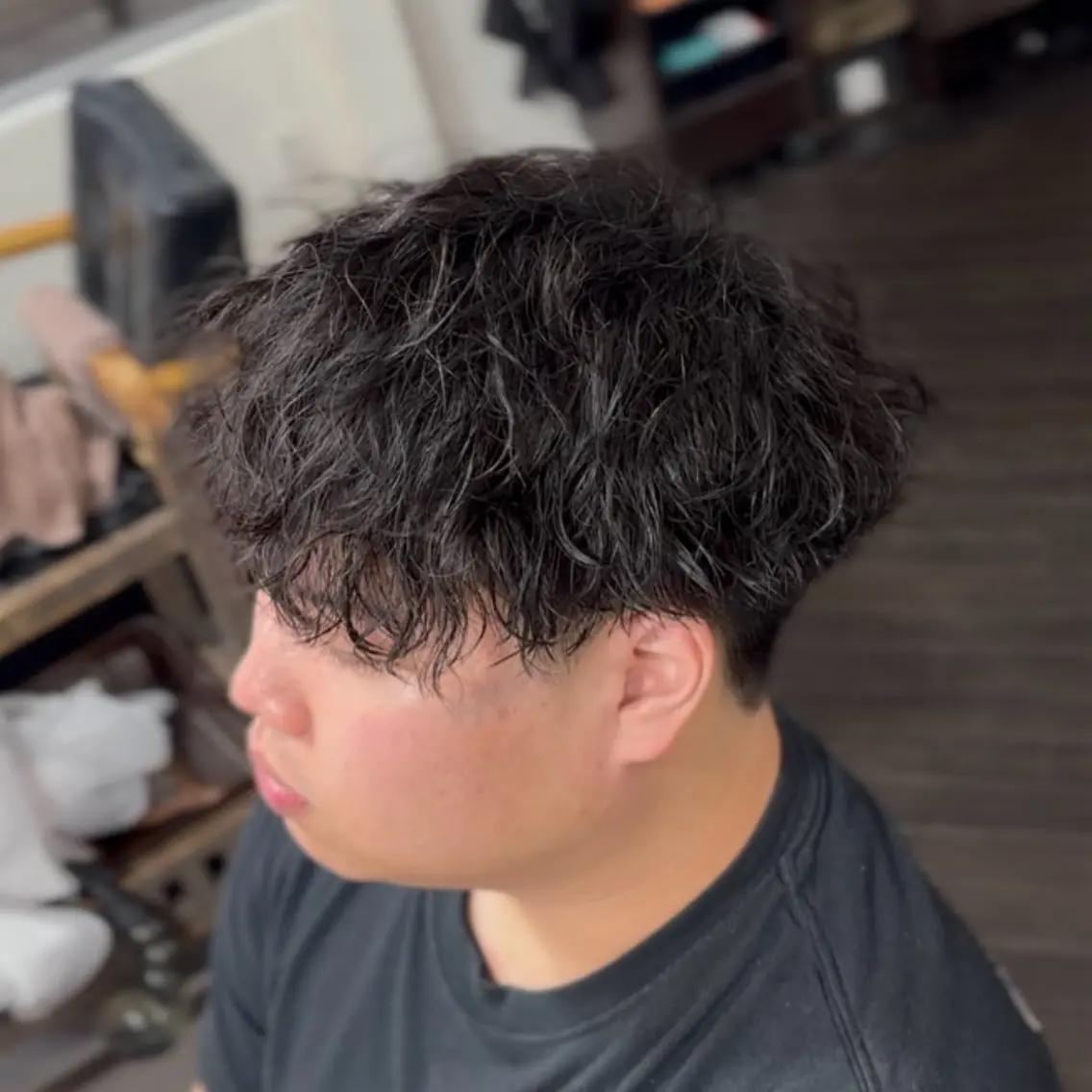 パーマ メンズ マッシュ パーマ 🔥YUSEI 🔥のヘアスタイル
