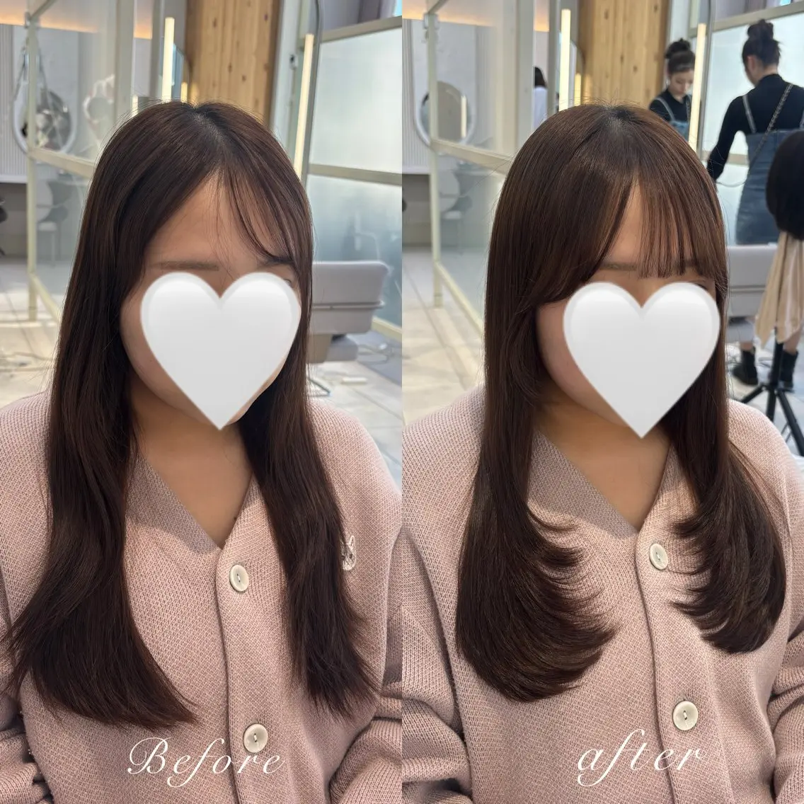 ロング ロングレイヤー レイヤーカット ロング 鈴木 彩莉のヘアスタイル