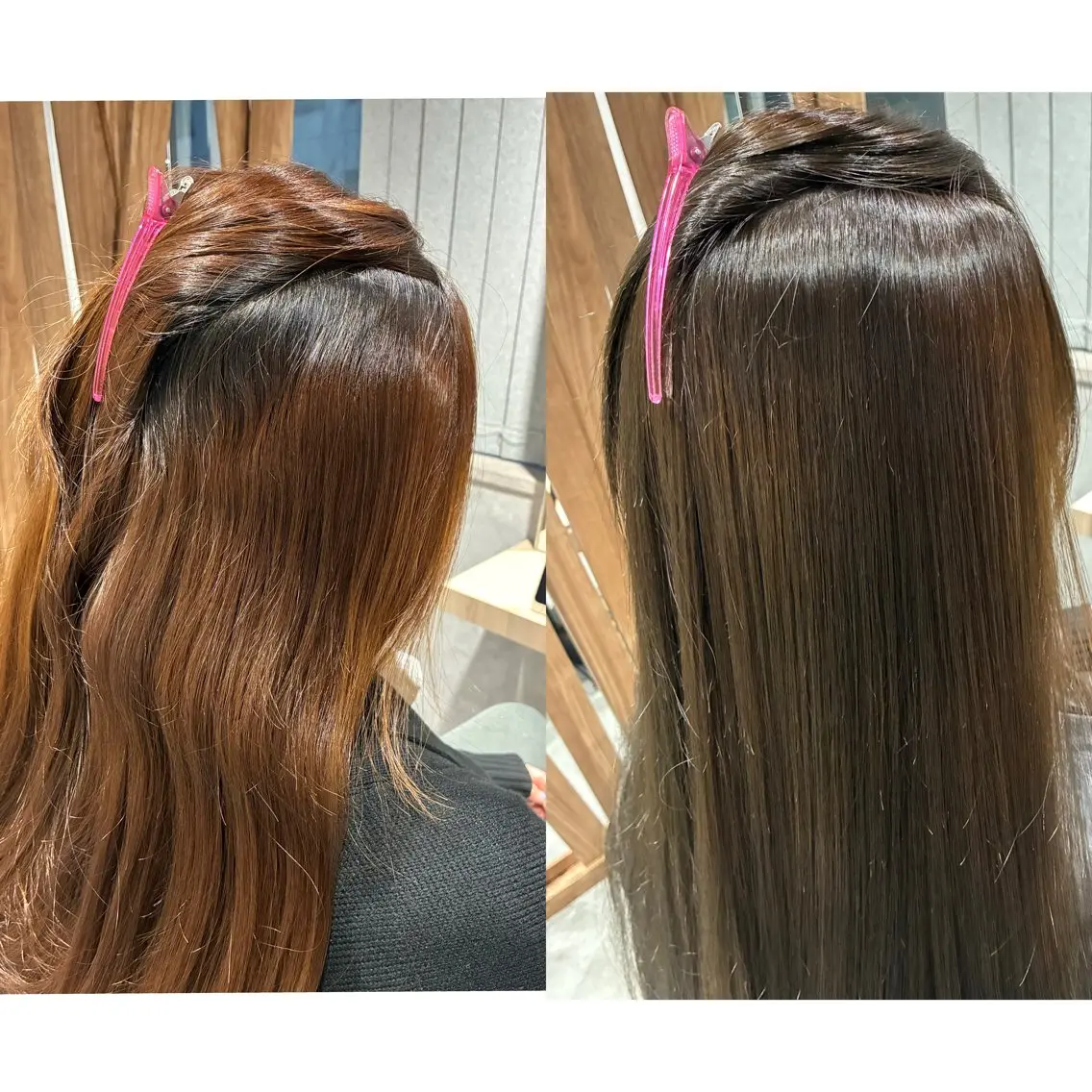 ロング カラー 縮毛矯正 髪質改善艶髪特化 二瓶 海人のヘアスタイル