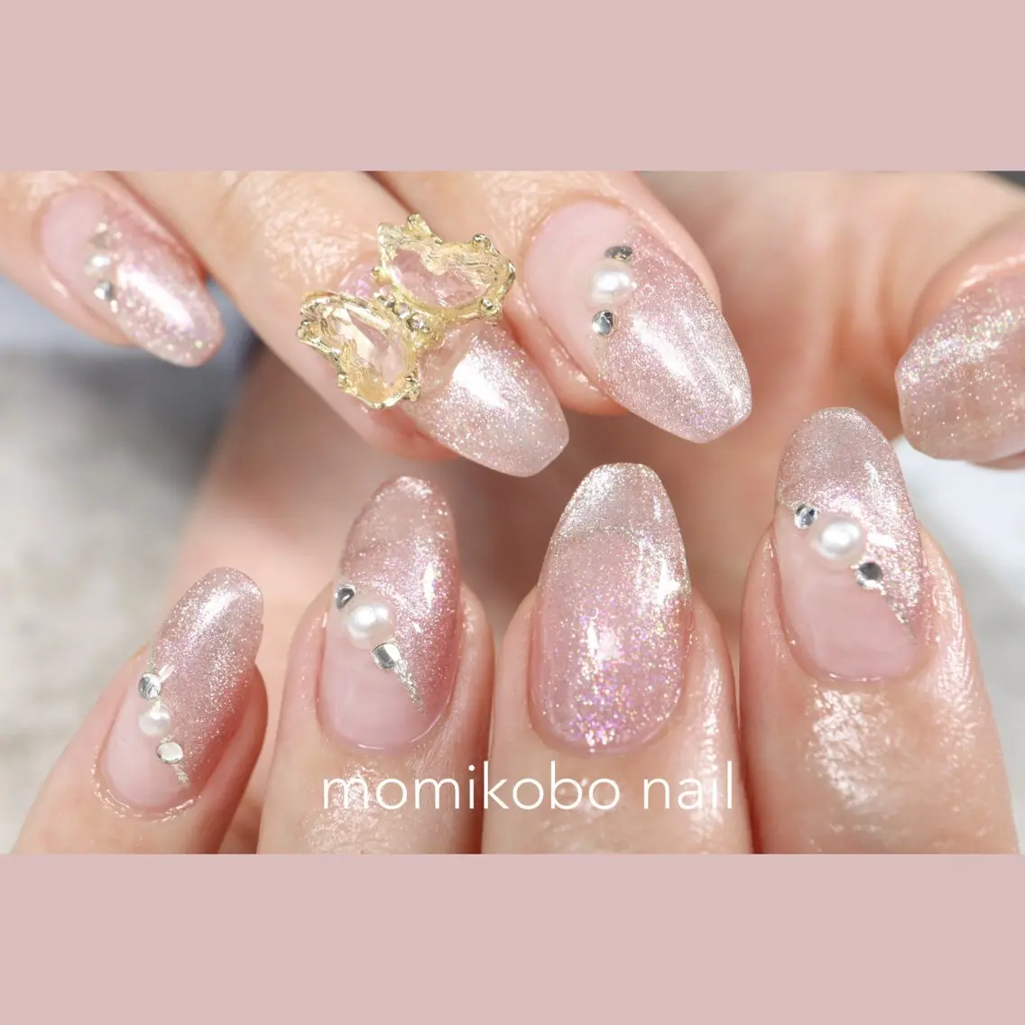 ネイル ジェルネイル 持ち込み パラジェル momikobo モミコウボウのネイルデザイン