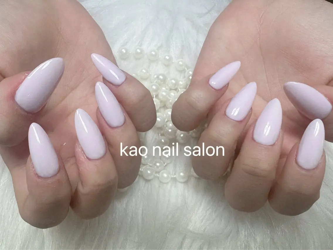 ネイル ハンドネイル kao nail マグネット/長さだしのネイルデザイン