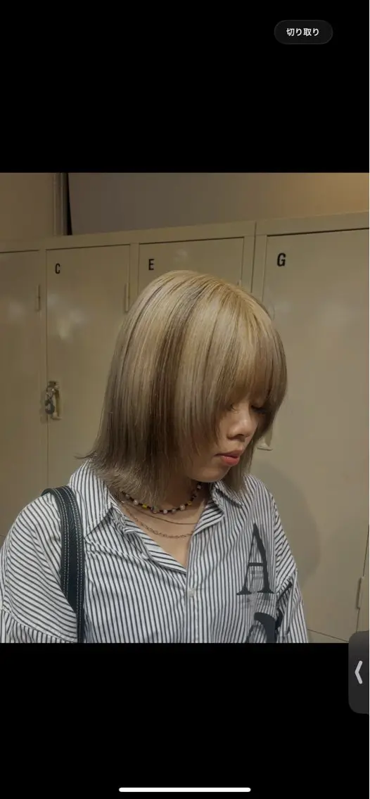 ミディアム ヘアカラー トリートメント 🩶ハイトーン／ はるか‪🩶のヘアスタイル