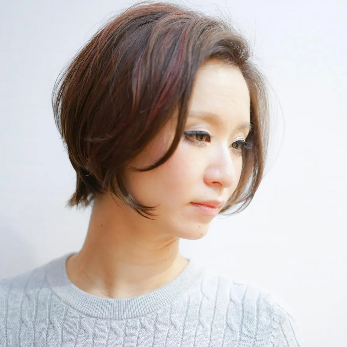 ショート カラー 恵口 航造のヘアスタイル