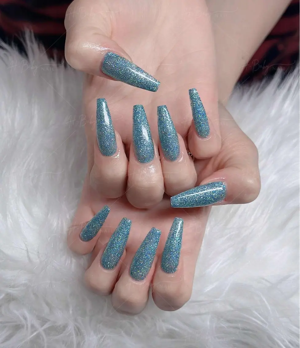 ネイル オーロラネイル フレンチネイル ジェルネイル ハロウィン キラキラネイル H.baby Nail Salonのネイルデザイン