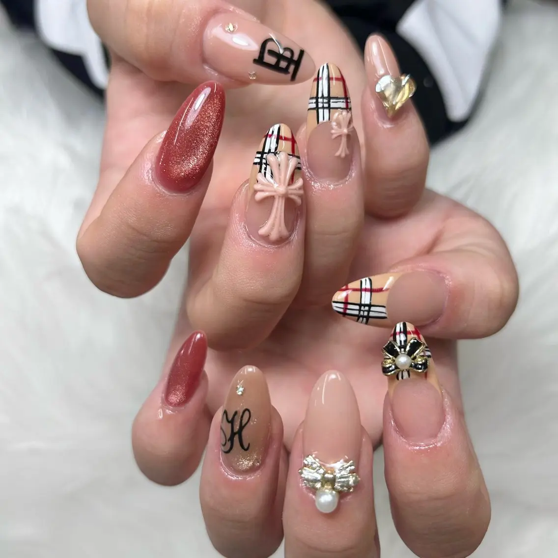 ネイル 長さ出し ジェルネイル スカルプネイル ネイルチップ xinh nailsのネイルデザイン