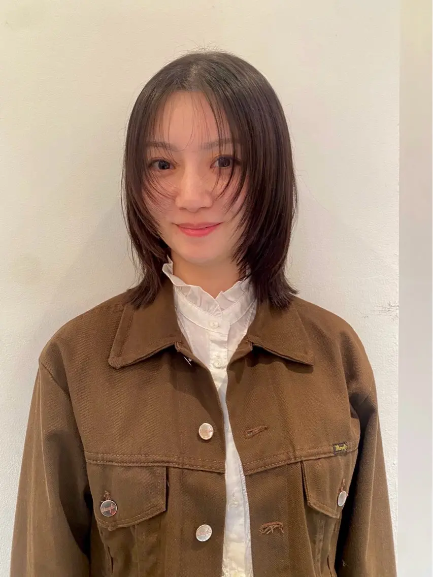 ミディアム 🐏YUNA＊透明感 ハイトーンカラー✨のヘアスタイル