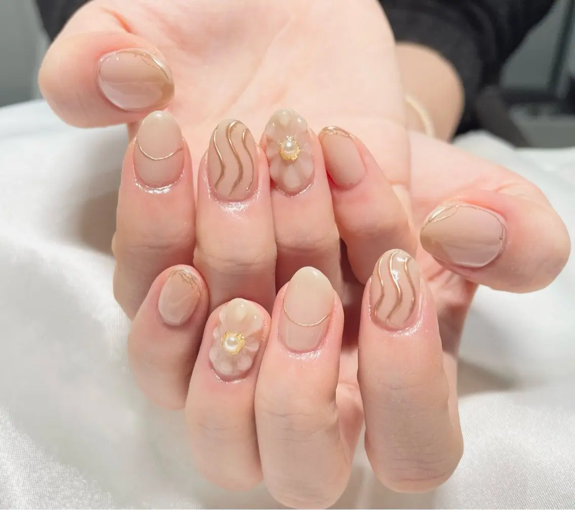 ネイル ハンドネイル 阿部 楓のネイルデザイン