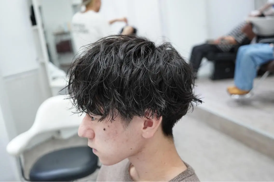 パーマ メンズ カット パーマ 町田No.1パーマ 特化✂︎小杉澪生のヘアスタイル