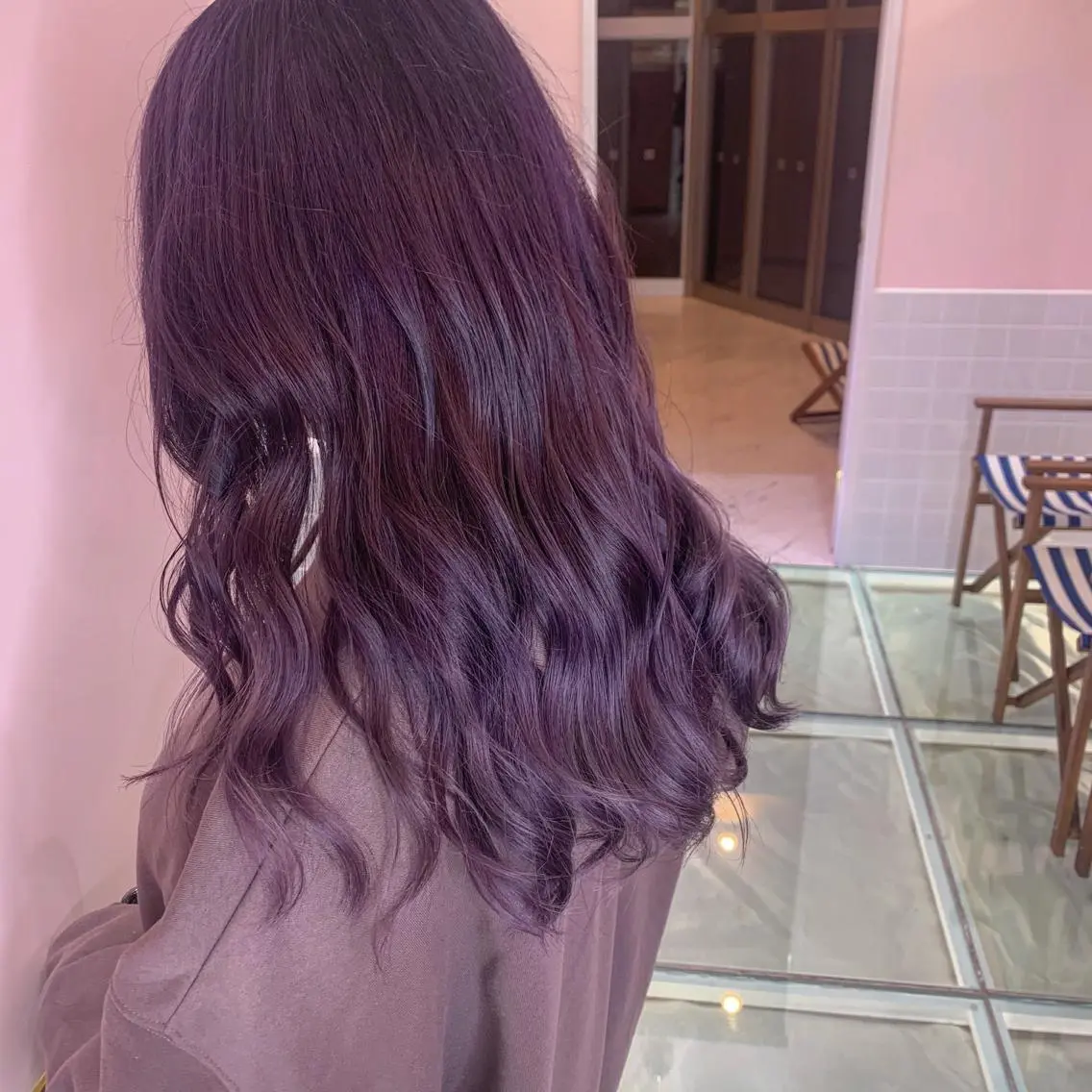 ミディアム カラー ヘアカラー トリートメント ヘアセット 🫧tatsuki 🫧“lot 横浜“のヘアスタイル