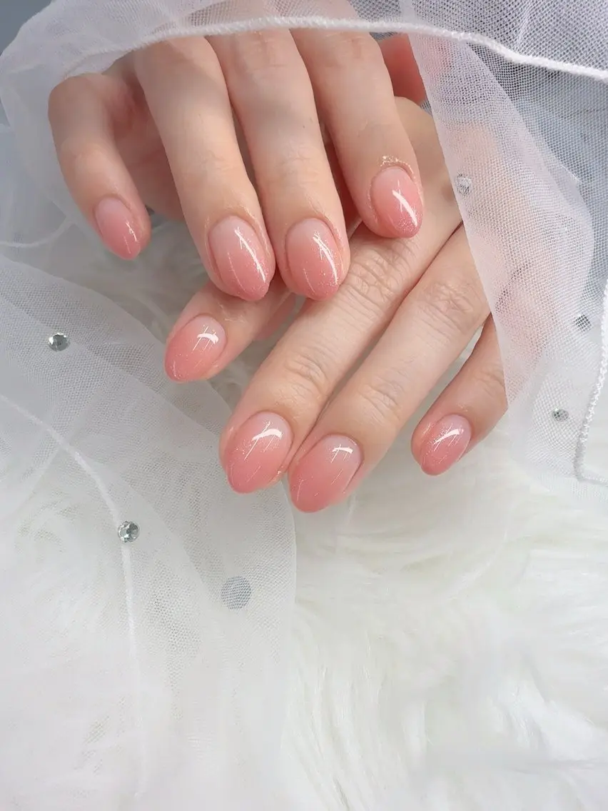 ネイル キラキラネイル 韓国ネイル ワンカラーネイル ワンホンネイル ハンドネイル Lance nailのネイルデザイン