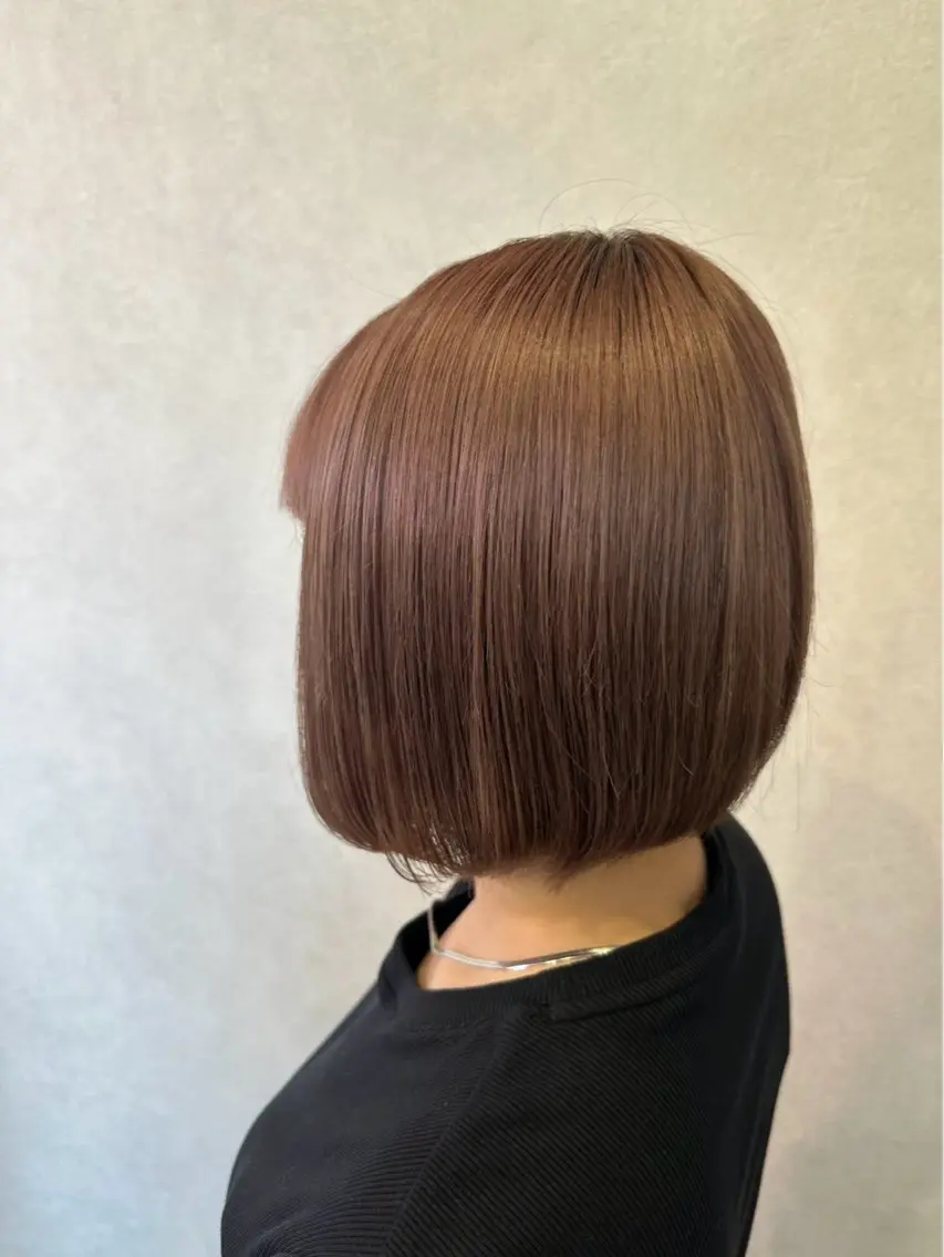 ミディアム カラー ヘアカラー 三上 友太郎のヘアスタイル