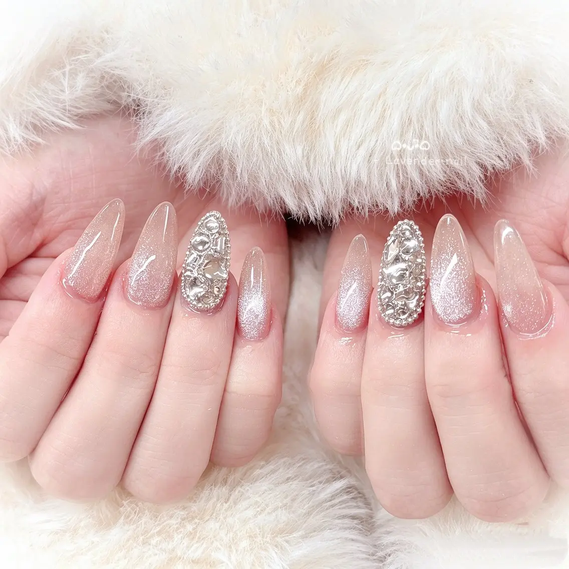ネイル ハンドネイル Lavender nail·中島公園のネイルデザイン