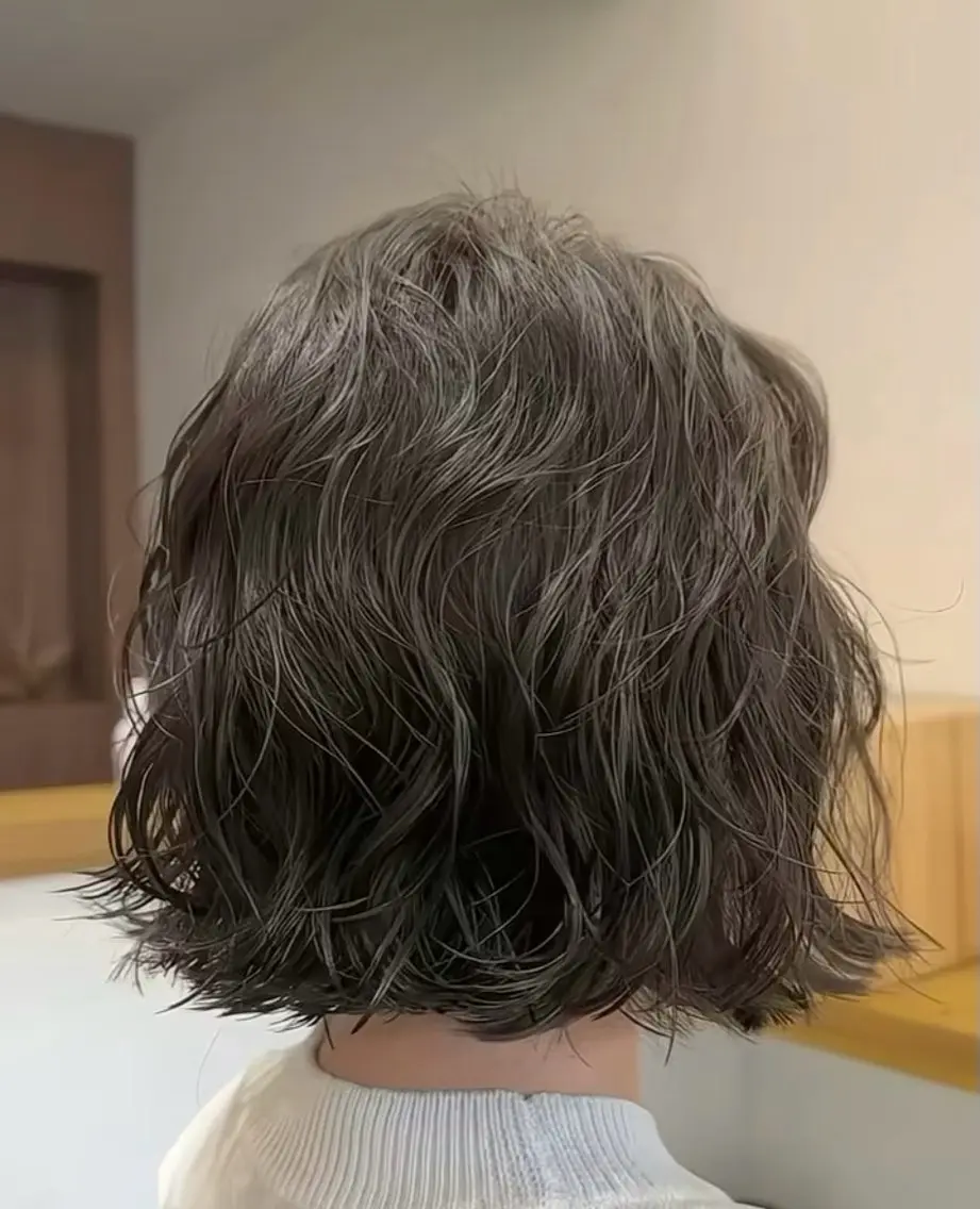 ショート パーマ ボブ 髪質改善 RYOのヘアスタイル