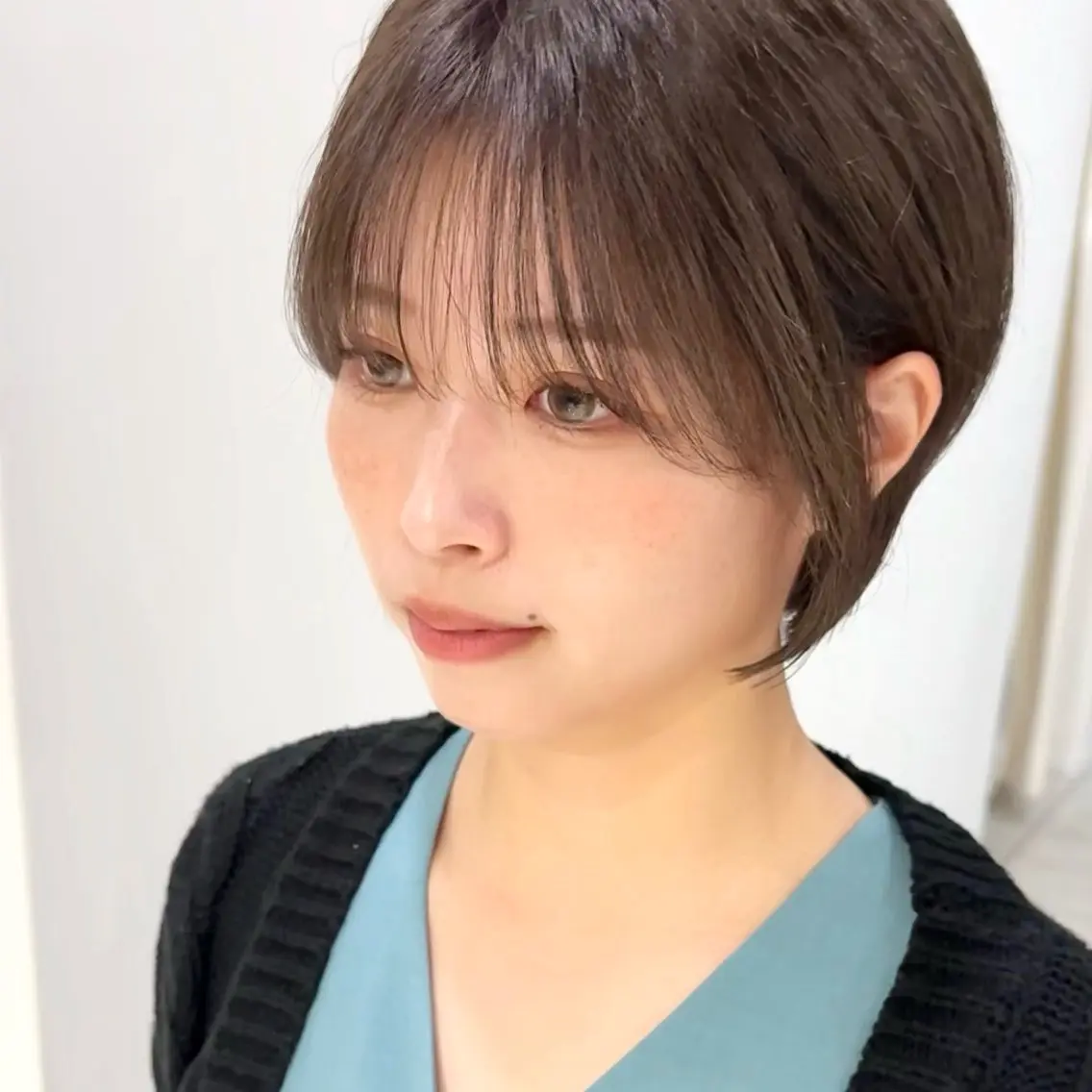 ショート ボブ 髪質改善 似合わせカット 縮毛矯正 畔上 尚也のヘアスタイル