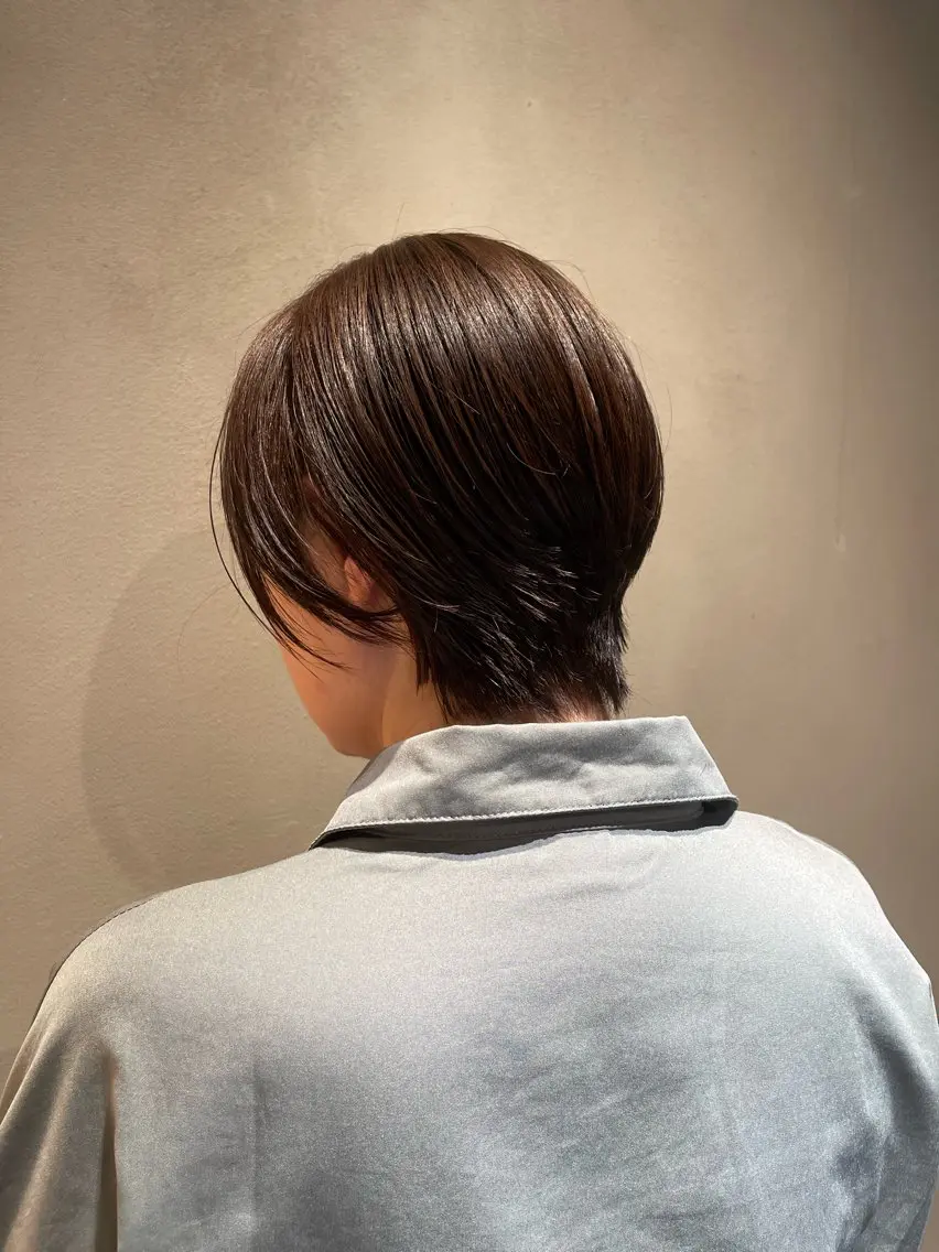 ショート ボブ／メンズパーマ 琢磨のヘアスタイル