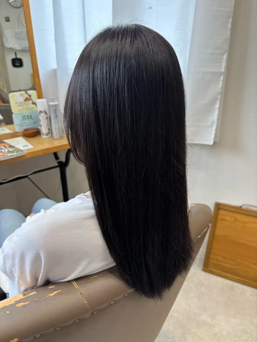 セミロング 縮毛矯正 ✨次世代型髪質改善✨ marikaのヘアスタイル
