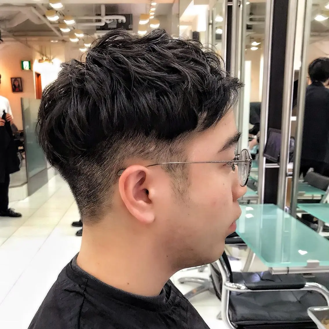 パーマ メンズ メンズ特化フェード パーマ小林裕史のヘアスタイル