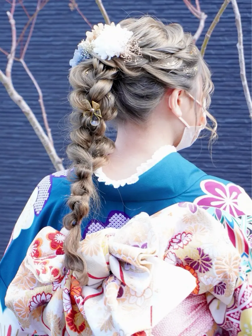 ロング ヘアアレンジ Primus ﾌﾟﾘﾑｽのマツエク・マツパデザイン